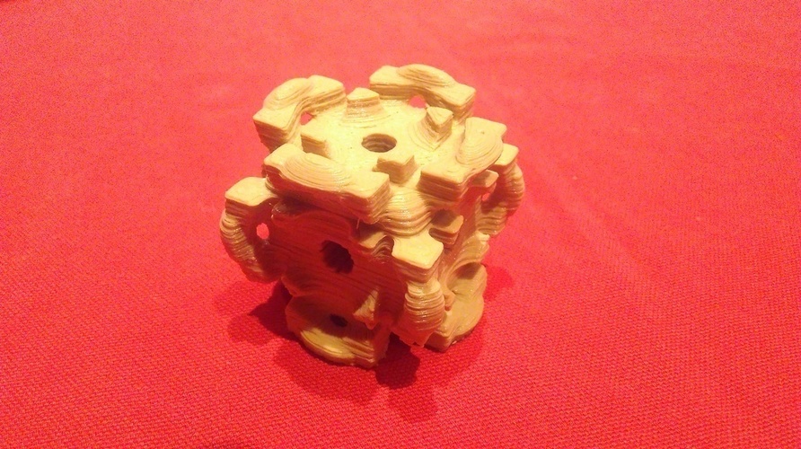 Isosurface Early Stage Companion Cube 3D Print 149644