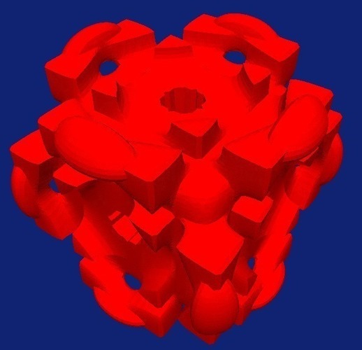 Isosurface Early Stage Companion Cube 3D Print 149646
