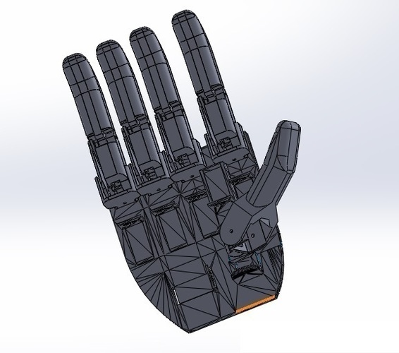 Neuroprosthetic hand 3D Print 149723