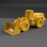 Small Wheel Loader 3D Printing 149753