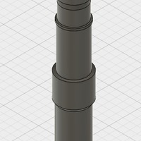 Small Airsoft Barrel Extender 3D Printing 149763