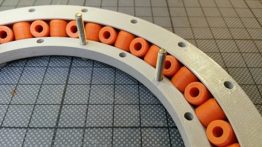 Slew Bearing, parametric Design with Fusion 360 3D Print 149811