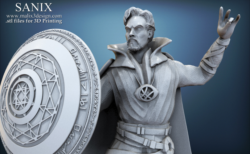 Avenger Scene – Doctor Strange 3D Model for 3D Printing 3D Print 149850