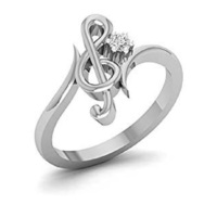 Small Exclusive 3D CAD Model For Treble Clef Design Ring 3D Printing 150041
