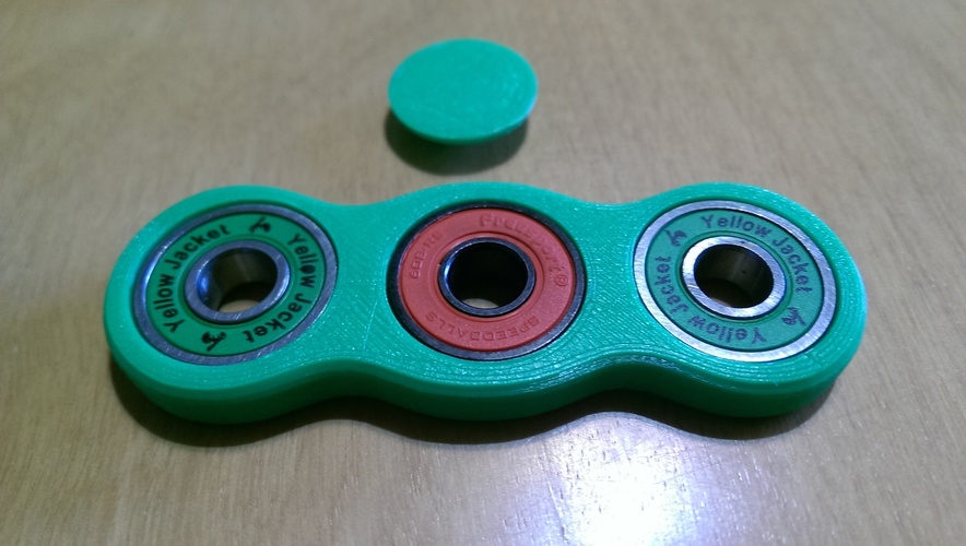 Two Arm Fidget Spinner 3D Print 150129