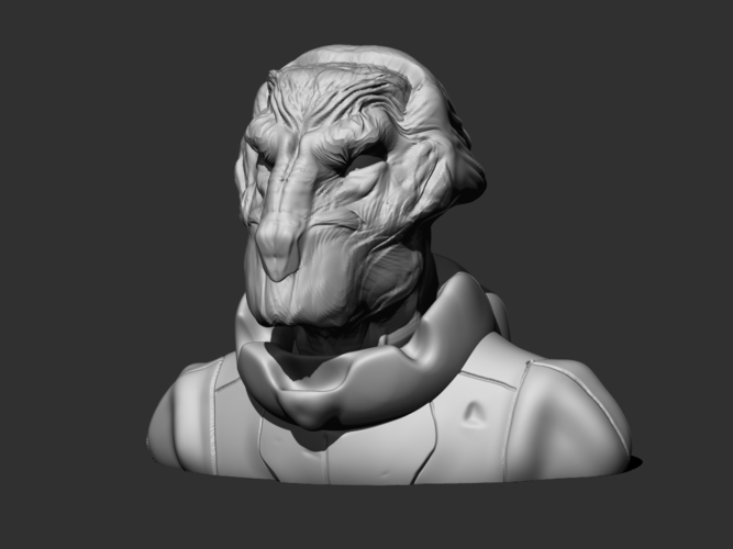 Alien Head 3D Print 150178