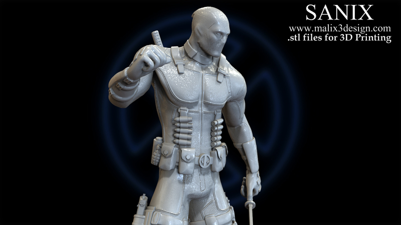 X-MEN Diorama - Deadpool / 3D model for 3D Printing