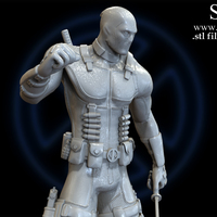 Small X-MEN Diorama - Deadpool / 3D model for 3D Printing  3D Printing 150378