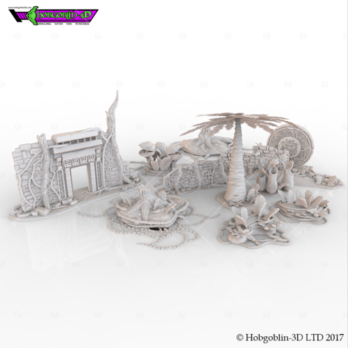 HG3D Deep Jungle Pack 3D Print 150557 HG3D Deep Jungle Pack 3D Print 150557