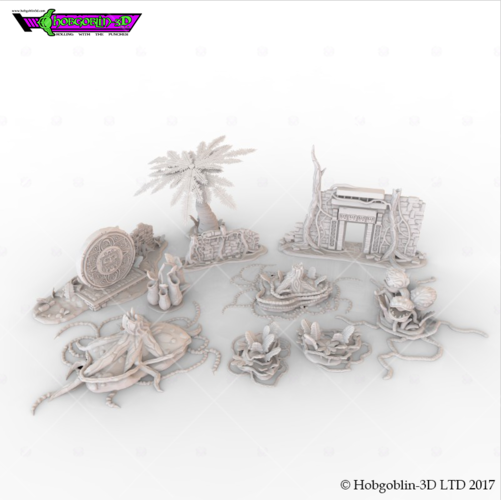 HG3D Deep Jungle Pack 3D Print 150558 HG3D Deep Jungle Pack 3D Print 150558