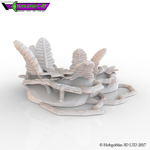 HG3D Fern Clusters 3D Print 150560 HG3D Fern Clusters 3D Print 150560