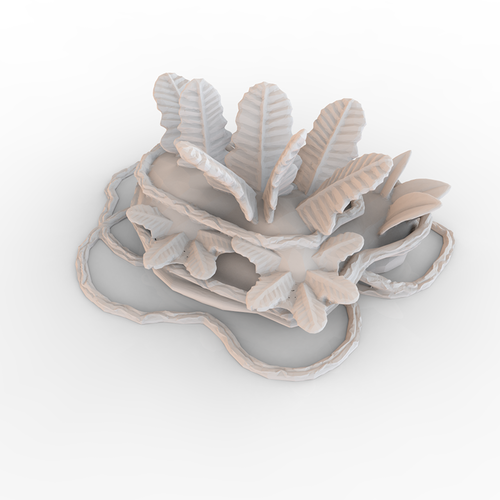 HG3D Fern Clusters 3D Print 150562 HG3D Fern Clusters 3D Print 150562