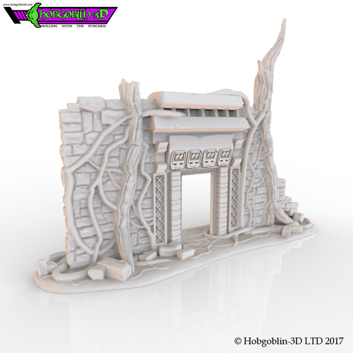 HG3D Overgrown Doorway 3D Print 150564 HG3D Overgrown Doorway 3D Print 150564
