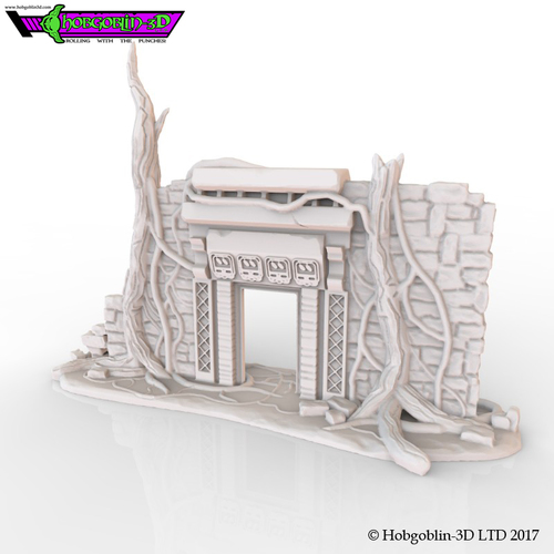 HG3D Overgrown Doorway 3D Print 150566 HG3D Overgrown Doorway 3D Print 150566