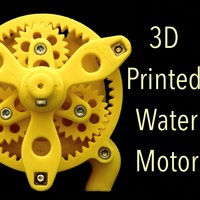 Small Water Motor 3D Printing 150927