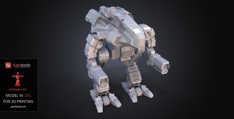 FanArt Battletech Marauder 3D Model Assembly Kit 3D Print 151202