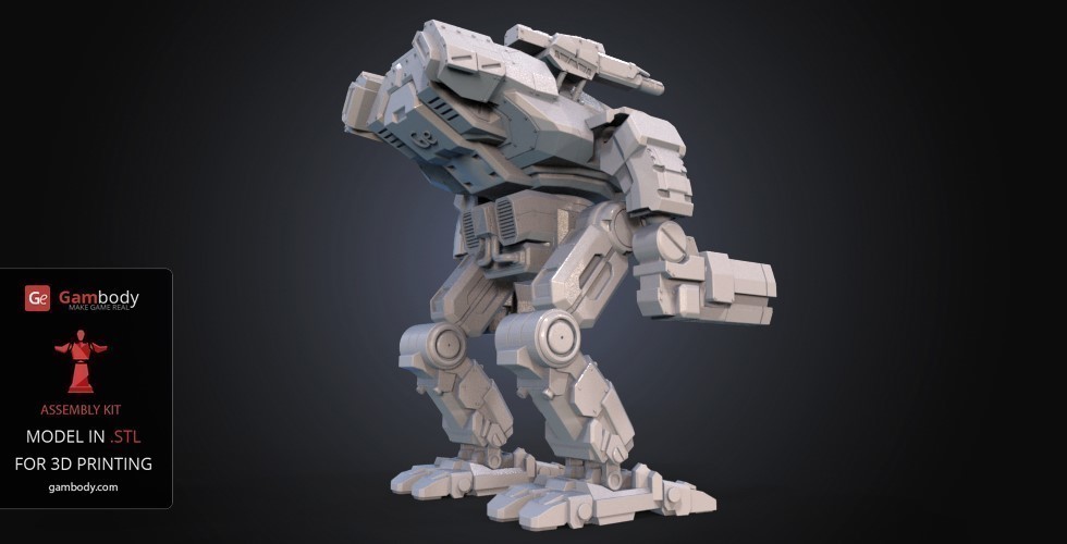 FanArt Battletech Marauder 3D Model Assembly Kit 3D Print 151203