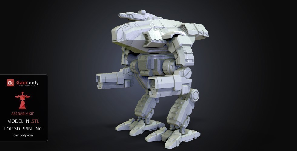 FanArt Battletech Marauder 3D Model Assembly Kit 3D Print 151205