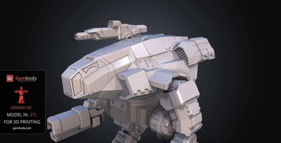 FanArt Battletech Marauder 3D Model Assembly Kit 3D Print 151207