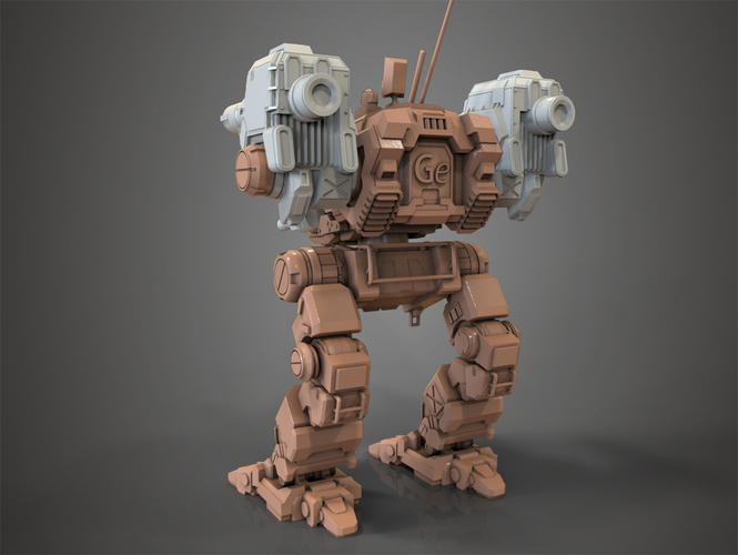Mechwarrior Catapult Assembly Model, warfare set 3D Print 151212