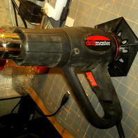 Small DrillMaster heat gun base / stand 3D Printing 151417