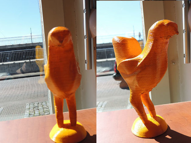 Space Chicken 3D Print 151469 Space Chicken 3D Print 151469