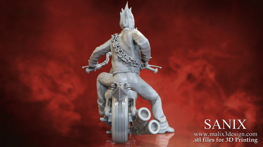 Ghost Rider - 3D Model for 3D Printing 3D Print 151610