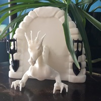 Small Dragon Book End 3D Printing 151648