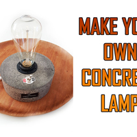 Small Concrete Lamp 3D Printing 151684
