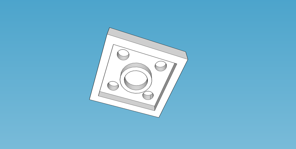 LEGO Brick-2X2-S 3D Print 151766 LEGO Brick-2X2-S 3D Print 151766