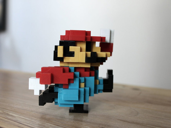 8-Bit Classic Mario 3D Print 151928