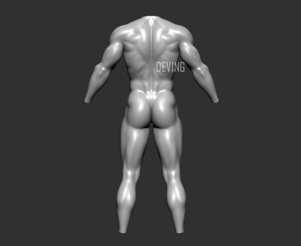 Batman muscle body for Muscle Suit Cosplay 3D Print 152653