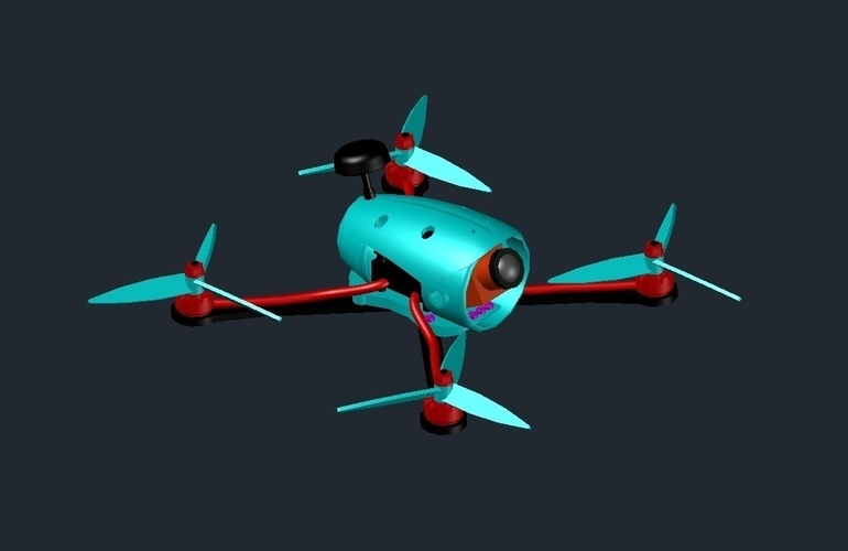 RONRAYSING RACE DRONE PEN HOLDER 3D Print 152814