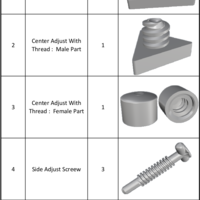 Pyramid Clamp for Spherical object. - Thumbnail 4