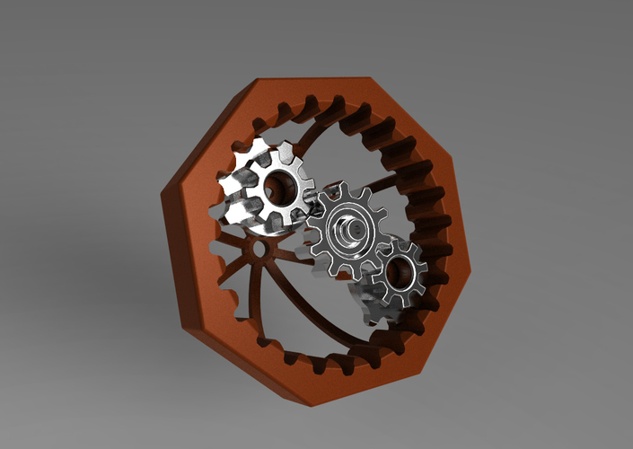 Mechanical Observatory 3D Print 153039 Mechanical Observatory 3D Print 153039