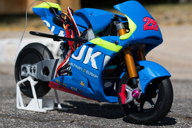 2016 Suzuki GSX-RR 1:8 Racing RC MotoGP Version2 3D Print 153288