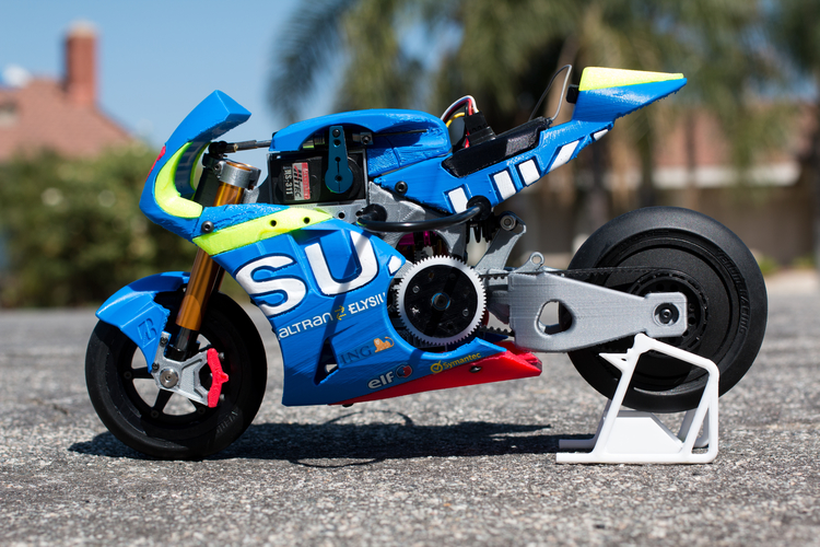 2016 Suzuki GSX-RR 1:8 Racing RC MotoGP Version2 3D Print 153296
