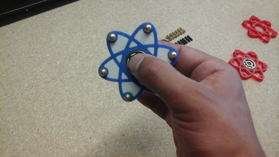 Atomic Fidget Spinner 3D Print 153307