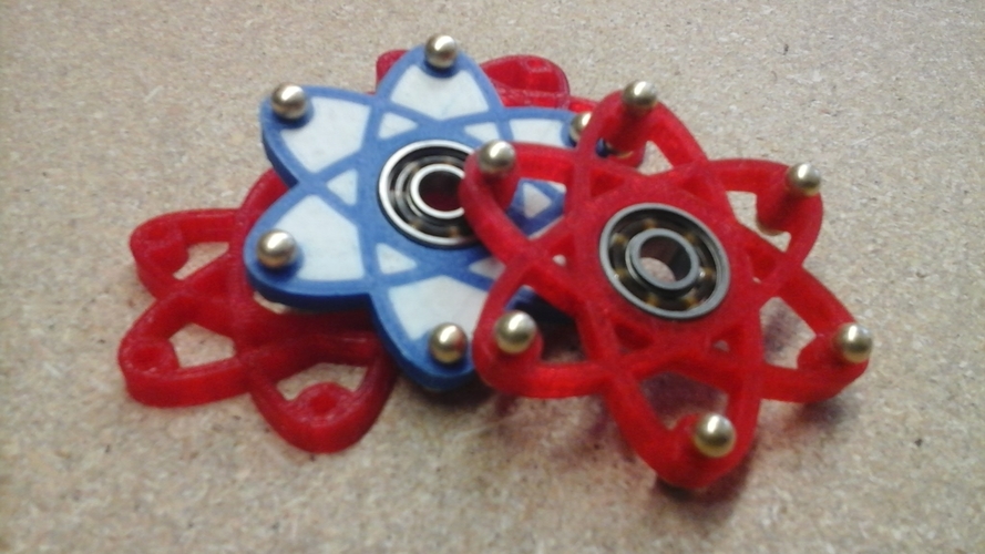 Atomic Fidget Spinner 3D Print 153310