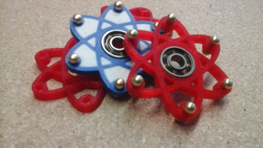 Atomic Fidget Spinner 3D Print 153311