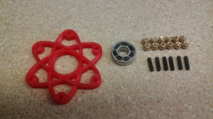 Atomic Fidget Spinner 3D Print 153312