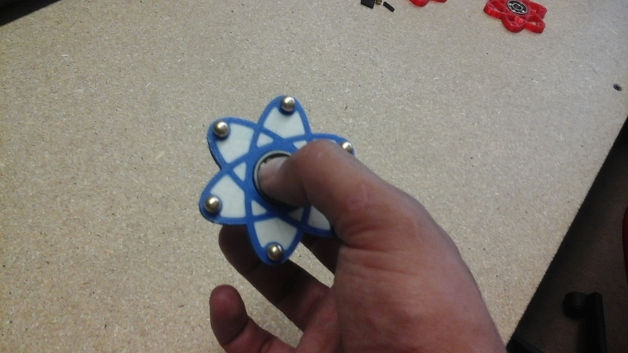 Atomic Fidget Spinner 3D Print 153313