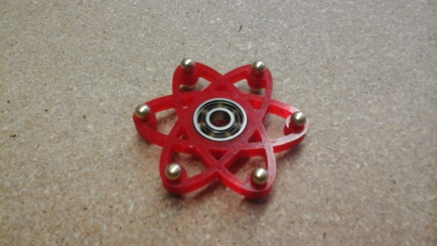 Atomic Fidget Spinner 3D Print 153315