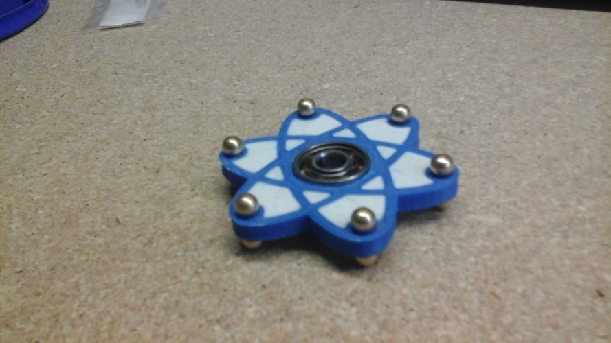 Atomic Fidget Spinner 3D Print 153316