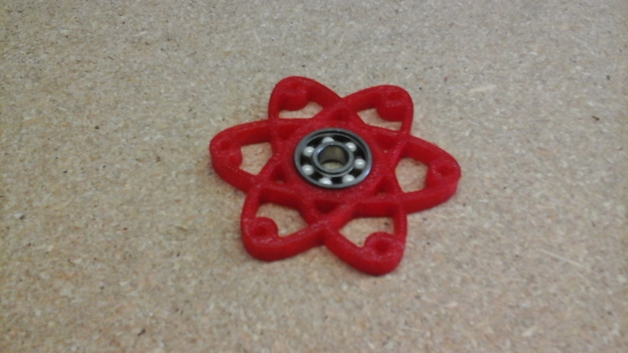 Atomic Fidget Spinner 3D Print 153317
