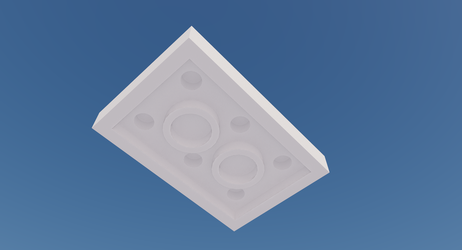 LEGO Brick-2X3-S 3D Print 153582 LEGO Brick-2X3-S 3D Print 153582