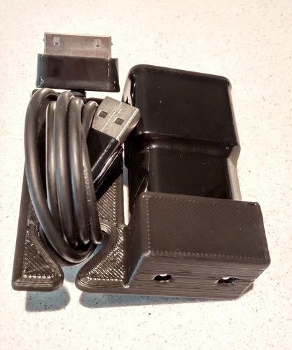 Charger/cord holder 3D Print 153635 Charger/cord holder 3D Print 153635
