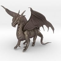 Small Dragon Sculpture 3D Printing 15364
