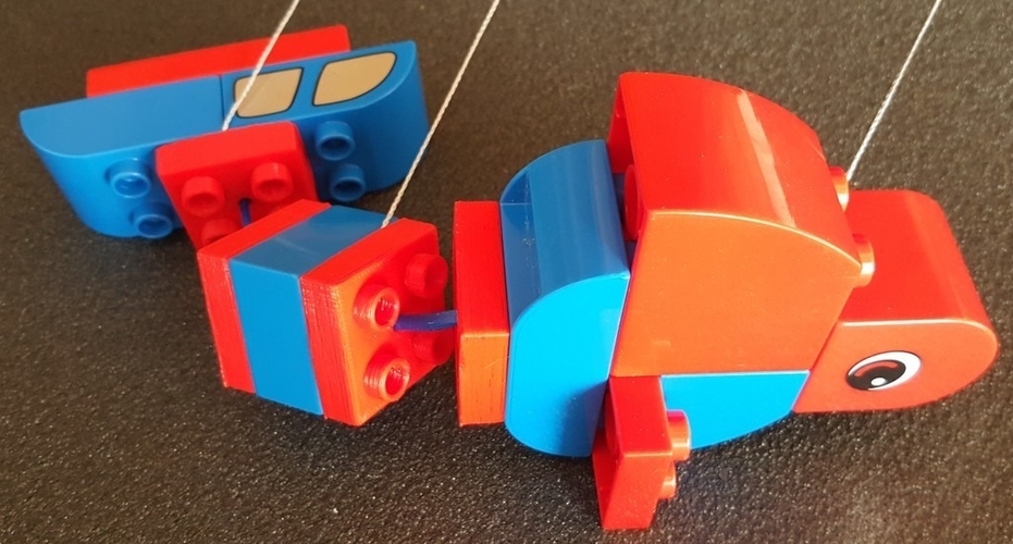 DUPLO PUPPETS 3D Print 153698 DUPLO PUPPETS 3D Print 153698