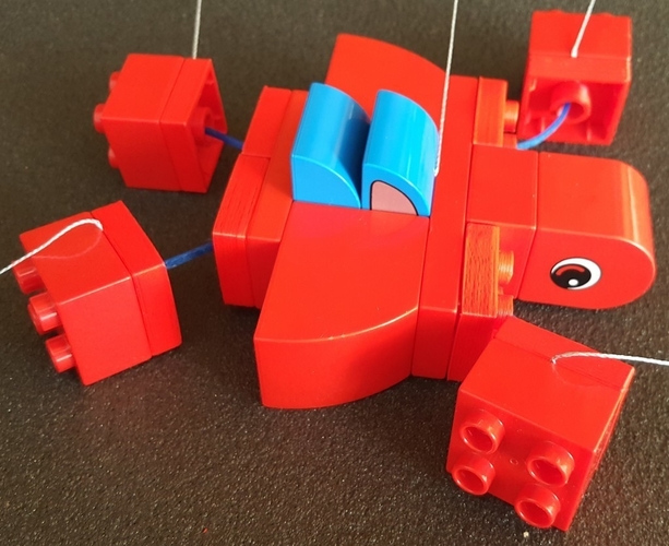 DUPLO PUPPETS 3D Print 153699 DUPLO PUPPETS 3D Print 153699